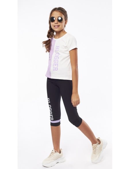 EBITA FASHION Παιδικό Σετ Κολάν 2τμχ Μωβ