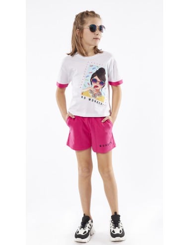 EBITA FASHION Παιδικό Σετ Σορτς 2τμχ Φούξια