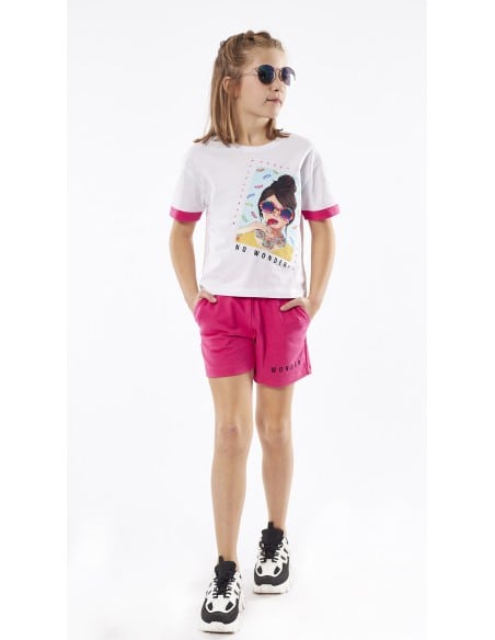 EBITA FASHION Παιδικό Σετ Σορτς 2τμχ Φούξια
