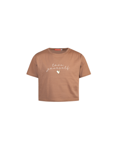 ENERGIERS Crop top Καμηλό