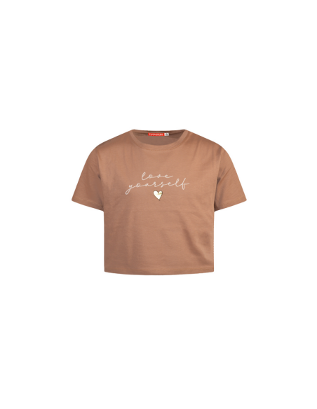 ENERGIERS Crop top Καμηλό