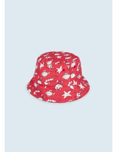 MAYORAL Καπέλο Διπλής Όψης με Στάμπα Κόκκινο
