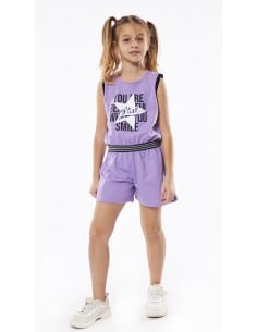 EBITA FASHION Παιδική Ολόσωμο Σορτς Λιλα 2