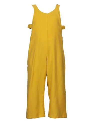 M&B Fashion Φόρμα Ολόσωμη Κίτρινο