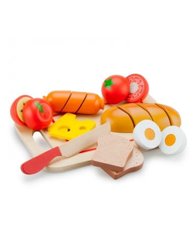 NEW CLASSIC TOYS Cutting Meal- Breakfast 10τμχ