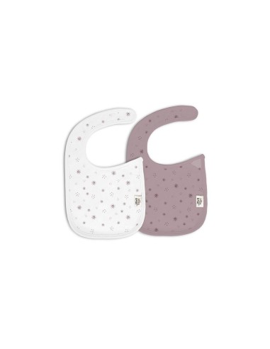 INTERBABY Σαλιάρα Με Velcro Duendes Pink 2τμχ