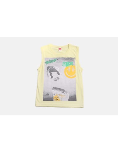 JOYCE Παιδικό T-shirt 2τμχ Κίτρινο - Χακί