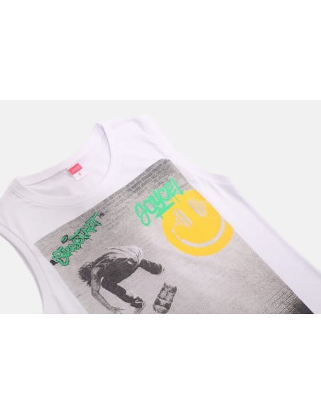 JOYCE Παιδικό T-shirt 2τμχ Λευκό Μπλε