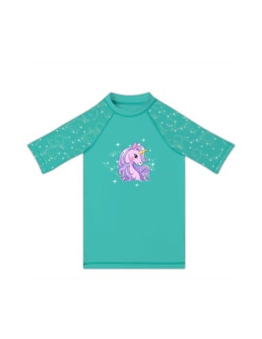 SLIPSTOP Αντηλιακό Μπλουζάκι UPF50+ Unicorn Shirt Πράσινο