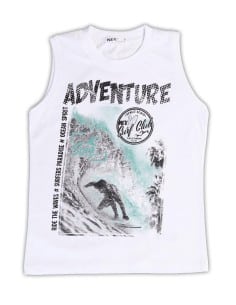 NEK KIDSWEAR Παιδικό Σετ Βερμούδα Μακό 2τμχ Λευκό Βεραμάν 2