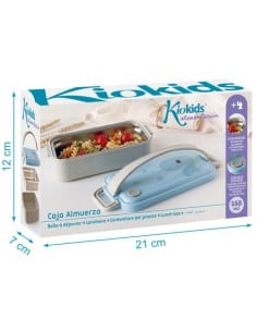 KIOKIDS Ταπεράκι Φαγητού με Inox Little Dinosaur 550ml. 2