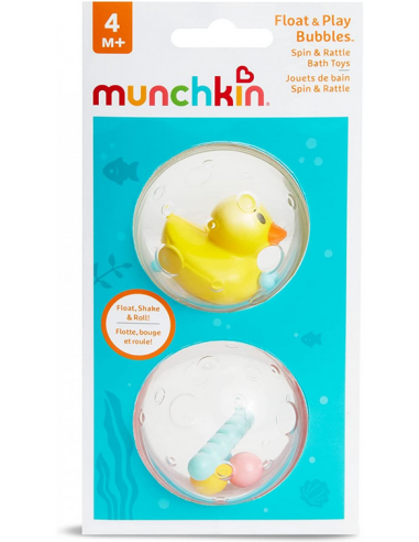 MUNCHKIN 2 FLOAT AND PLAY BUBBLES Παπάκι Κίτρινο