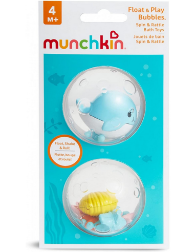 MUNCHKIN 2 FLOAT AND PLAY BUBBLES Φάλαινα Σιέλ