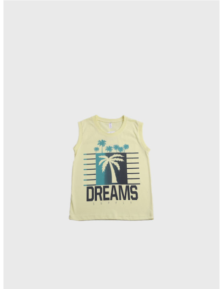 Dreams Παιδική Πυτζάμα Κίτρινη