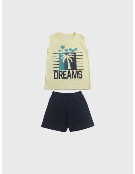Dreams Παιδική Πυτζάμα Κίτρινη