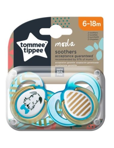 TOMMEE TIPPEE Πιπίλα Σιλικόνης Moda Boy Soother 6-18m